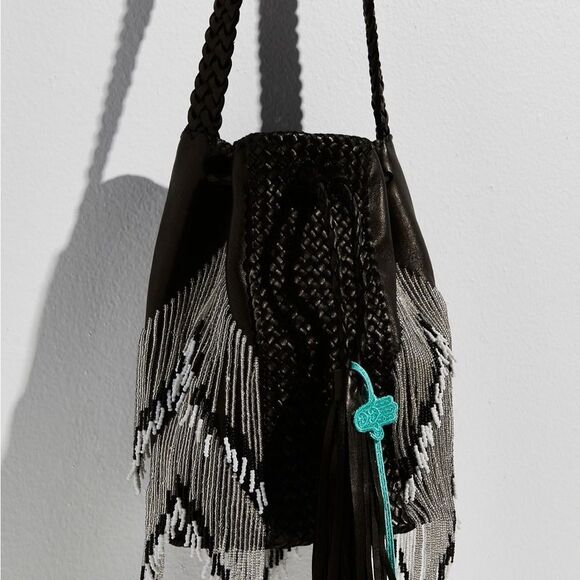 Free People x Enshalla Beaded Bucket Bag - Picture 7 of 12